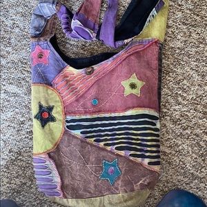 Boho Hippie Crossbody Sling Bag